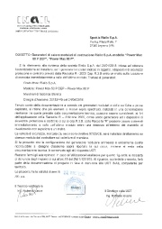cataloghi/BER/Certificazioni INAIL Power Max 50P DEP-50P